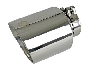 aFe Power - aFe Power 2.5" IN/4.5" OUT Bolt-On Polished Stainless Exhaust Tip 49T25454-P071