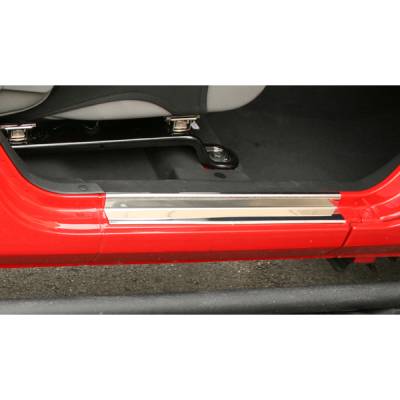 Rugged Ridge - Rugged Ridge 11119.04 Door Entry Guards Stainless Steel for Wrangler JK