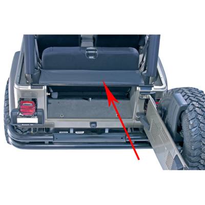 Rugged Ridge - Rugged Ridge 13550.01 Tonneau & Replacement Tailgate Bar for Jeep Wrangler