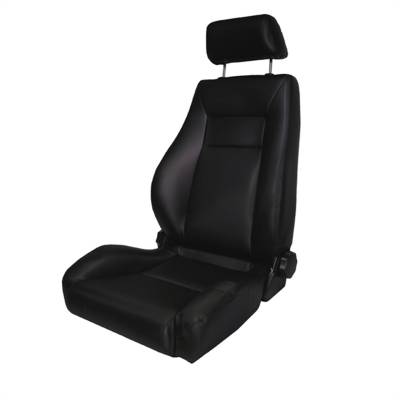 Rugged Ridge - Rugged Ridge 49501 SUPER SEAT w/RECLINER BLACK for JEEP CJ/WRANGLER