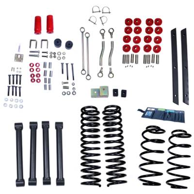 Rugged Ridge - Rugged Ridge 18401.42 4" Lift Kit w/o Shocks for Wrangler Unlimited