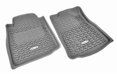 Rugged Ridge - Rugged Ridge TL-84904.10 Front Floor Liners- Gray Tread Lightly for Tacoma