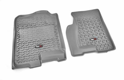 Rugged Ridge - Rugged Ridge 84901.02 Floor Liners Front Gray 99-06 GM Fullsize Pickup/SUV
