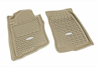 Rugged Ridge - Rugged Ridge TL-83905.10 Front Tan Floor Liner Set for Exterra/Pathfinder