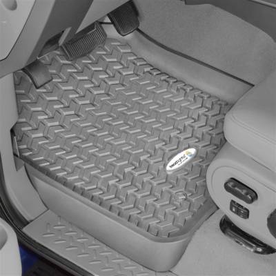 Rugged Ridge - Rugged Ridge TL-84902.01 Front Tan Floor Liner Set Ford F150 SC/ExCab