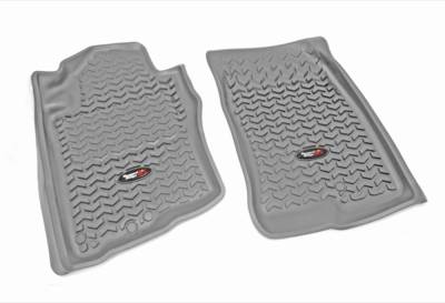 Rugged Ridge - Rugged Ridge 84905.10 Floor Liners Front Gray 05-13 for Pathfinder