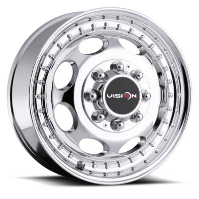Vision Wheel - Vision Wheels 181Z Hauler 17x6.5 8x170 121mm Chrome 181Z7670CF