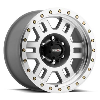 Vision Wheel - Vision Wheels 398 Manx 18x9 6x135 18mm Machined 398-8936ACMF18