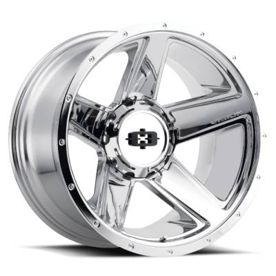 Vision Wheel - Vision Wheels 390 Empire 16x6 8x6.5 0mm Chrome 390VT6681C0