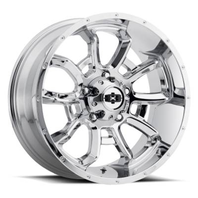 Vision Wheel - Vision Wheels 415 Bomb 20x10 8x6.5 -25mm Chrome 415-20081C-25
