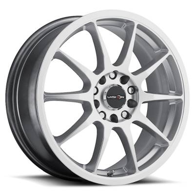 Vision Wheel - Vision Wheels 425 Bane 16x7 5x105/115 38mm Silver 425-6795HS38