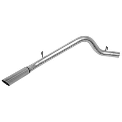 Dynomax - Dynomax 54140 Single System Tail Pipe 2.5" System w/Stainless Steel Spout