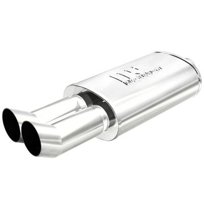 MagnaFlow Exhaust Products - MagnaFlow 14803 Stainless Street Muffler w/Tip 14X5X8 2.25/3