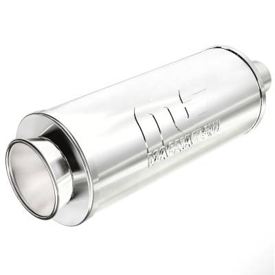 MagnaFlow Exhaust Products - MagnaFlow 14811 Stainless Street Muffler w/Tip 14X6X6 2.25/4.