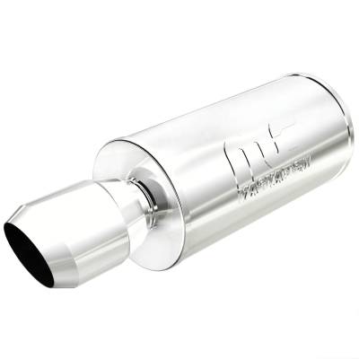 MagnaFlow Exhaust Products - MagnaFlow 14845 Stainless Race Muffler w/Tip 14X7X7 2.25/4.