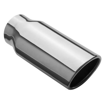 MagnaFlow Exhaust Products - MagnaFlow 35129 Stainless Tip Oval Angle 3.2/2.5 x 7.50 2.0