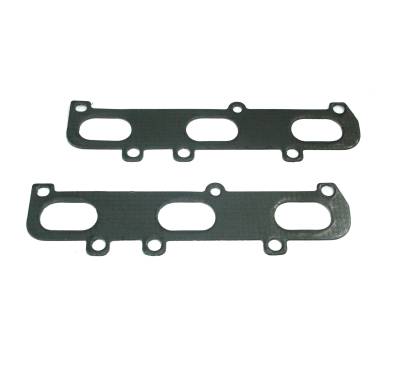 JBA Racing Headers - JBA Headers Header Gasket-Pair Ford Duratec 3.5/3.7L V6 Oval Port 063-1618