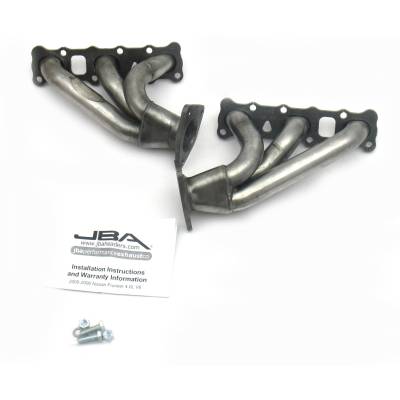 JBA Racing Headers - JBA Headers 1.625" Shorty Stainless Headers-Raw for Frontier 4.0L 1410S