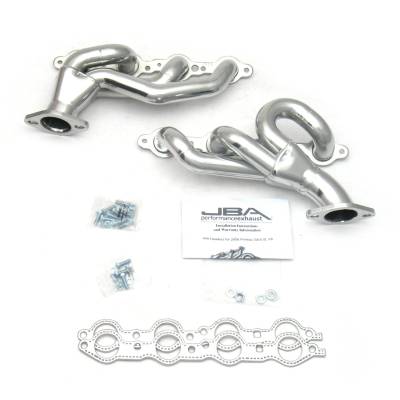 JBA Racing Headers - JBA Headers 1.75" Shorty Stainless Headers-Silver Ceramic Pontiac G8 1811SJS