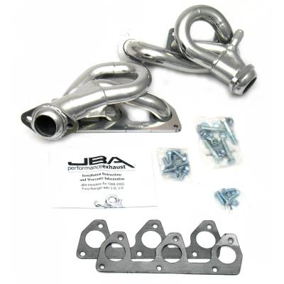 JBA Racing Headers - JBA Headers 1.5" Shorty Stainless Headers-Silver Ceramic Ranger 3.0L 1647SJS