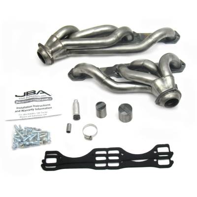 JBA Racing Headers - JBA Headers 1.625" Shorty Stainless Headers-Raw GM C/K 5.0/5.7L 1830S-4