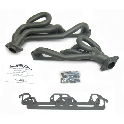 JBA Racing Headers - JBA Headers 1.5" Shorty Stainless Headers-Ceramic for Ram 5.2/5.9L 1945S-1JT