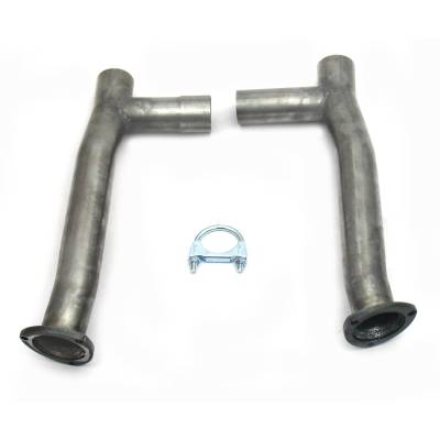 JBA Racing Headers - JBA Headers 2.5" Exhaust H-Pipe-409 Stainless Steel 65-73 Mustang SBF 6611SH