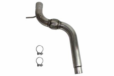 JBA Racing Headers - JBA Headers 31748SD After-Cat 3" Exhaust Downpipe 304 Stainless Mustang 2.3L