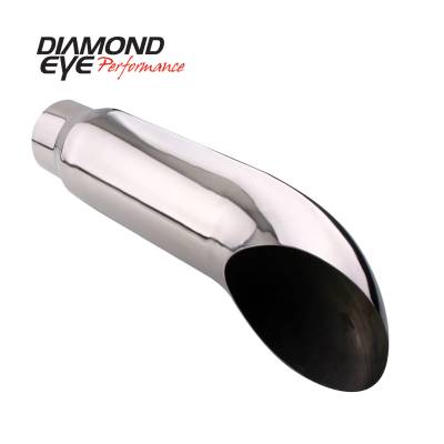 Diamond Eye Performance - Diamond Eye 4514BTD Tip Bolt-on Turn Down 4" Id x 5" Od x 14" Long 304 Stainless