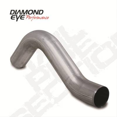 Diamond Eye Performance - Diamond Eye 323002 Tailpipe 1st Section 4" Aluminized 1993-2001 Chevy/GMC Diesel