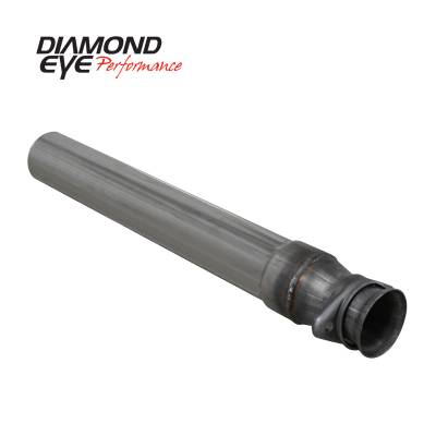 Diamond Eye Performance - Diamond Eye 164005 Off-road Pipe 3.5" 409 Stainless Steel 1994-1997.5 Ford 7.3L
