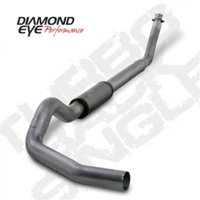 Diamond Eye Performance - Diamond Eye K5216S Kit 5" Turbo-back Single Stainless for Ram 5.9L