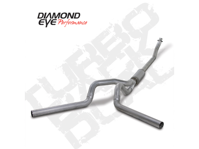 Diamond Eye Performance - Diamond Eye K4214A Kit 4" Turbo-back Dual Aluminized for Ram 5.9L