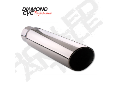 Diamond Eye Performance - Diamond Eye 5615RA Tip Rolled Angle Cut 5" Id x 6" Od x 15" Long 304 Stainless