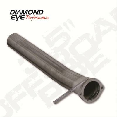 Diamond Eye Performance - Diamond Eye 165032 Off-road Pipe 3.5" 409 Stainless Steel 2003-2007 Ford 6.0L