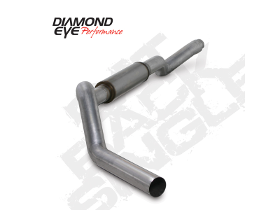 Diamond Eye Performance - Diamond Eye K5126S Kit 5" Cat-back Single Stainless 2006-2007.5 ChevyGMC 6.6L
