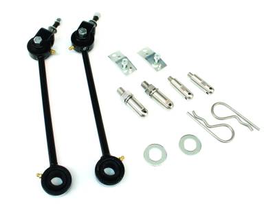 TeraFlex - TeraFlex 1743010 2"-6" Front Swaybar Quick Disconnect Kit'skin Pack for TJ