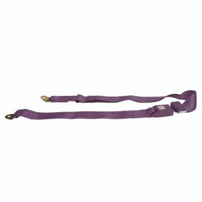 Safe-T-Boy - Safe-T-Boy STBSB2LSPL 2pt Plum Lap Belt Standard Buckle Each