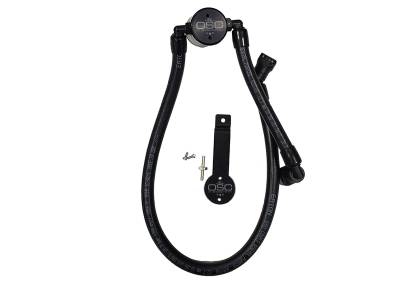 J&L Oil Separator Co - J&L Oil Separator 3.0 Passenger Side Mounted Oil Separator Black 3041P-B