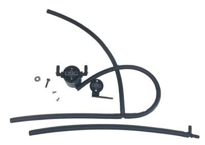 J&L Oil Separator Co - J&L Oil Separator 3.0 Passenger Side Mounted Oil Separator Black 3103P-B