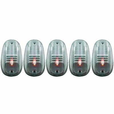 Anzo USA - Anzo USA 5pc. Clear Lens LED Cab Roof Light Kit for Ram Trucks 861092