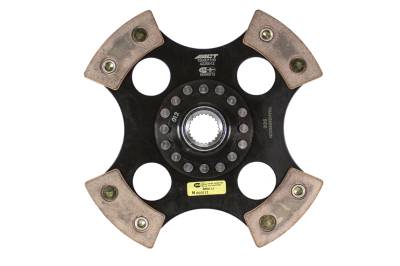 Advanced Clutch - Advanced Clutch 4220012 ACT 4 Pad Rigid Race Clutch Disc
