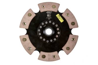 Advanced Clutch - Advanced Clutch 6210015 ACT 6 Pad Rigid Race Clutch Disc