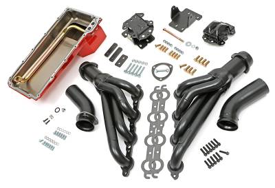Trans-Dapt Performance - Trans-Dapt 46001 Engine Swap In A Box Kit LS in 68-72 GM A-Body 4L60E Mid-Len