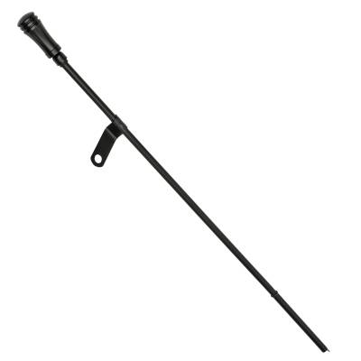 Trans-Dapt Performance - BB CHEVY '65-90 DIPSTICK ALUMINUM HANDLE STEEL STICK/TUBE BLACK FINISH