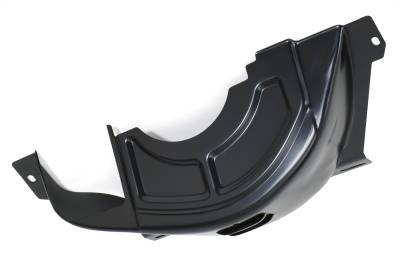 Trans-Dapt Performance - 700R4 TRANSMISSION FLYWHEEL DUST COVER PASSENGER CAR ONLY STEEL BLACK FINISH