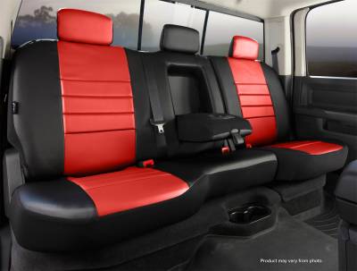 FIA - Fia SL62-90 RED LeatherLite Custom Seat Cover for 22 Tundra