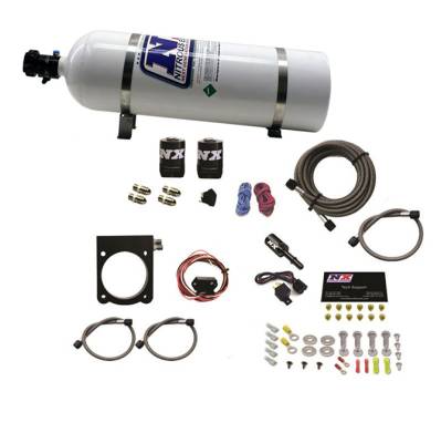 Nitrous Express - Nitrous Express 20971-15 3.6L V6 DODGE PLATE System 50-200HP w/15LB BOTTLE