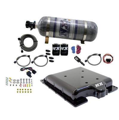 Nitrous Express - Nitrous Express 20972-12 Hellcat Lid w/Nitrous System 100-400HP w/12LB Bottle