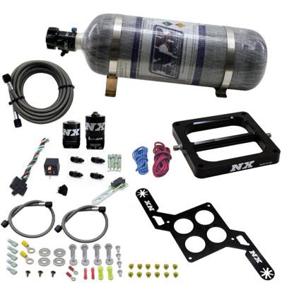Nitrous Express - 4500 RNC Conventional Plate System w/.375" Solenoid w/12lb Bottle